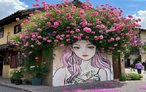 木里怎么设计网红打卡墙绘