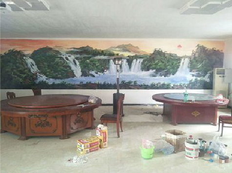 木里墙绘-写实风景