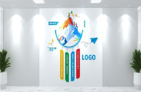 木里公司企业形象墙的工艺材料有哪些？