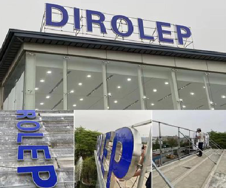 木里楼顶发光字安装的注意事项。